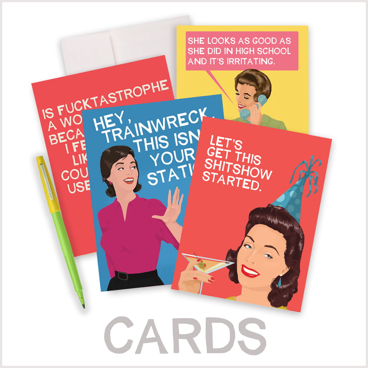 blunt cards women